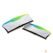 Модуль памяти Apacer DDR4 DIMM 32GB Kit 2x16Gb AH4U32G36C25YNWAA-2 PC4-28800, 3600MHz, CL18, NOX RGB WHITE AURA2 