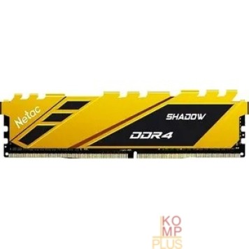 Модуль памяти Память DIMM DDR4 8Gb PC21300 2666MHz CL19 Netac Shadow yellow 1.2V (NTSDD4P26SP-08Y)