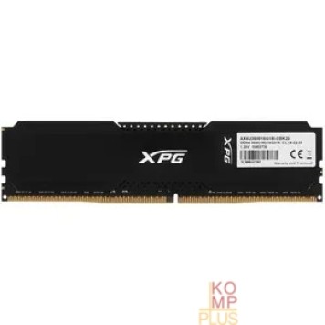 Модуль памяти A-data DDR4 16Gb DDR4 UDIMM, XPG GAMMIX D20, 3600MHz CL18-22-22, 1.35V, Черный Радиатор AX4U360016G18I-CBK20-1