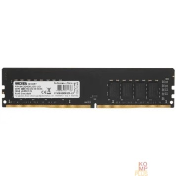 Модуль памяти AMD DDR4 DIMM 16GB R7416G2606U2S-UO PC4-21300, 2666MHz