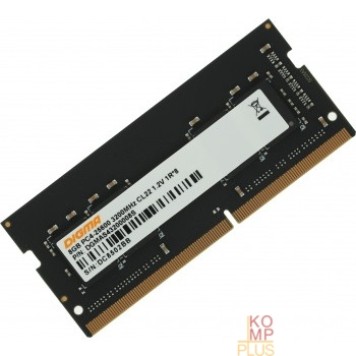 Модуль памяти Digma DDR4 8Gb 3200MHz DGMAS43200008S RTL PC4-25600 CL22 SO-DIMM 260-pin 1.2В single rank-1