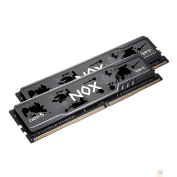 Модуль памяти Apacer DDR5 32GB Kit (2x16Gb) 5600 MT/s CL40 AH5U32G56C522MBAA-2 NOX w/HS RP  -1