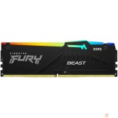 Модуль памяти Kingston DDR5 16GB 5600 DIMM FURY Beast RGB XMP Gaming Memory KF556C40BBA-16 
