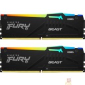 Модуль памяти Kingston FURY Beast KF556C40BBAK2-64 DDR5 64GB (Kit 2x32GB) 5600MHz