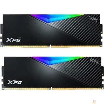 Модуль памяти A-data DDR5 32Гб Kit 2x16Gb 7200MHz RGB AX5U7200C3416G-DCLARBK-1