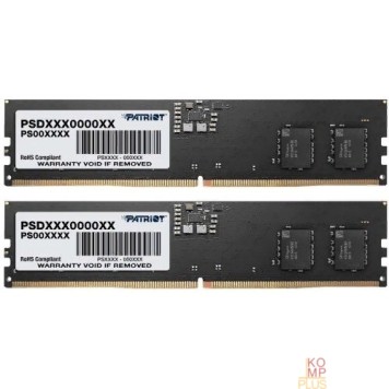 Модуль памяти Память DDR5 2x16Gb 5600MHz Patriot PSD532G5600K Signature RTL PC5-44800 CL46 DIMM 288-pin 1.1В Ret