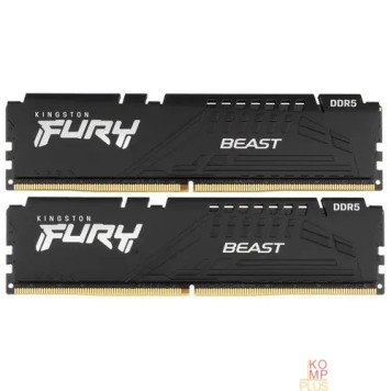 Модуль памяти Комплект модулей памяти Kingston Fury Beast KF560C36BBEK2-16 DDR5 16GB (Kit 2x8GB) 6400MHz