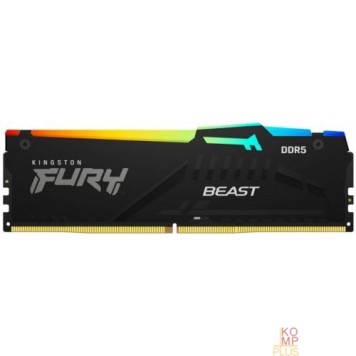 Модуль памяти Модуль памяти Kingston FURY Beast RGB XMP KF552C40BBA-8 DDR5 8GB 5200MHz