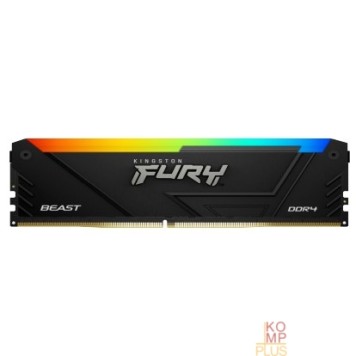 Модуль памяти Модуль памяти DIMM 16Gb 2х8Gb DDR4 PC25600 3200MHz Kingston Fury Beast RGB Black (KF432C16BB2AK2/16)