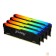 Модуль памяти Память оперативная/ Kingston 64GB 3200MHz DDR4 CL16 DIMM (Kit of 4) 1Gx8 FURY Beast RGB