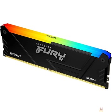 Модуль памяти Kingston DDR4 16GB 3200MHz KF432C16BB12A/16 Fury Beast RGB RTL Gaming PC4-25600 CL16 -1