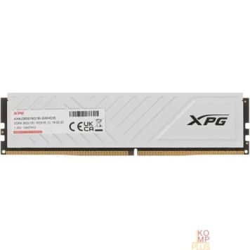 Модуль памяти A-data DDR4 XPG SPECTRIX D35G 16GB DDR4-3600 AX4U360016G18I-SWHD35G,CL18, 1.35V WHITE -1