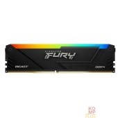 Модуль памяти Kingston 32GB 3200MT/s DDR4 CL16 DIMM FURY Beast RGB KF432C16BB2A/32