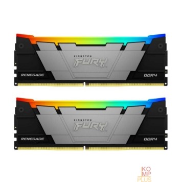 Модуль памяти Kingston 64GB 3600MT/s DDR4 CL18 DIMM (Kit of 2) FURY Renegade RGB KF436C18RB2AK2/64