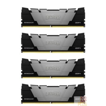 Модуль памяти Kingston 64GB 3600MT/s DDR4 CL16DIMM (Kit 4x16Gb) FURYRenegadeBlack KF436C16RB12K4/64