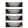 Модуль памяти Kingston 64GB 3600MT/s DDR4 CL16DIMM (Kit 4x16Gb) FURYRenegadeBlack KF436C16RB12K4/64