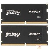 Модуль памяти Память оперативная/ Kingston 32GB 4800MT/s DDR5 CL38 SODIMM (Kit of 2) FURY Impact PnP