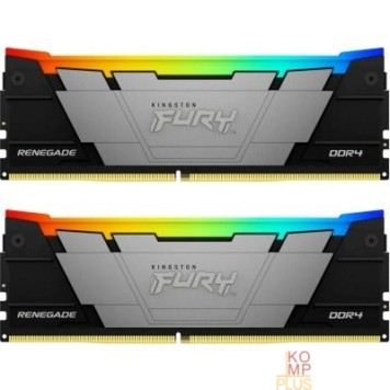 Модуль памяти Память оперативная/ Kingston 64GB 3200MHz DDR4 CL16 DIMM (Kit of 2) FURY Renegade RGB-1