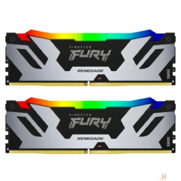 Модуль памяти Память оперативная/ Kingston 96GB 6000MT/s DDR5 CL32 DIMM (Kit of 2) FURY Renegade RGB XMP KF560C32RSAK2-96-1