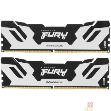 Модуль памяти Kingston 32GB 7200MT/s DDR5 CL38 DIMM (Kit of 2) FURY Renegade Silver XMP KF572C38RSK2-32