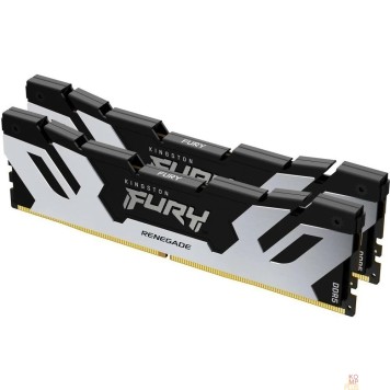 Модуль памяти Kingston 32GB 7200MT/s DDR5 CL38 DIMM (Kit of 2) FURY Renegade Silver XMP KF572C38RSK2-32-1