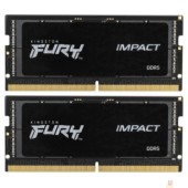 Модуль памяти Память оперативная/ Kingston 32GB 5600MHz DDR5 CL40 SODIMM (Kit of 2) FURY Impact KF556S40IBK2-32