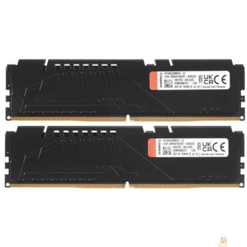 Модуль памяти Kingston 32GB DDR5 5600 FURY Beast Black EXPO DIMM (Kit 2*16gb) 1RX8 36-38-38 1.25V KF556C36BBEK2-32-1