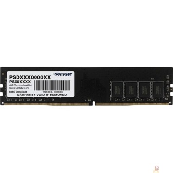 Модуль памяти Память DDR4 8GB 2666MHz Patriot PSD48G26662 Signature RTL PC4-21300 CL19 DIMM 288-pin 1.2В single rank Ret