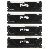 Модуль памяти Память DDR4 4x8GB 3200MHz Kingston KF432C16BB2AK4/32 Fury Beast RGB RTL Gaming PC4-25600 CL16 DIMM 288-pin 1.35В dual rank с радиатором Ret