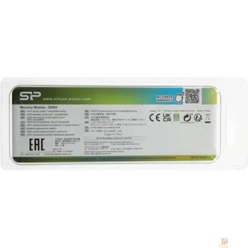 Модуль памяти Silicon Power DDR4 DIMM 16GB SP016GBLFU320B02  PC4-25600, 3200MHz OEM/RTL-1