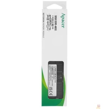 Модуль памяти Модуль памяти Apacer 32GB DDR5 4800 SODIMM CL40, 1.2V, 2048x8,  RTL-2