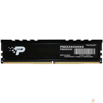 Модуль памяти Память DDR5 16GB 5600MHz Patriot PSP516G560081H1 Signature Premium RTL PC5-44800 CL46 DIMM 288-pin 1.1В single rank с радиатором Ret