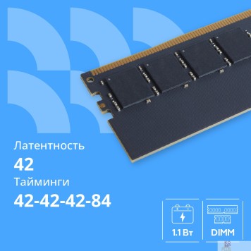 Модуль памяти CBR DDR5 DIMM (UDIMM) 8GB CD5-US08G52M42-01 PC5-41600, 5200MHz, CL42, 1.1V-2