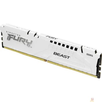 Модуль памяти Память DDR5 32GB 6000MHz Kingston KF560C36BWE-32 Fury Beast White Expo RTL Gaming PC5-48000 CL36 DIMM 288-pin 1.35В dual rank с радиатором Ret-1