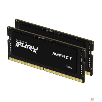 Модуль памяти Kingston 32GB 6400MT/s DDR5 CL38 SODIMM (Kit of 2) FURY Impact XMP KF564S38IBK2-32