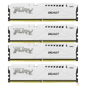 Модуль памяти Комплект модулей памяти Kingston 128GB DDR5 5200MHz DIMM FURY Beast White (4х32gb), CL40 