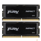 Модуль памяти Модуль памяти SO-DIMM DDR5 32Gb (2x16Gb) PC48000 6000Mhz Kingston Fury Impact (KF560S38IBK2-32)