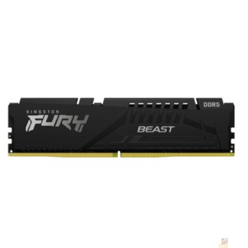 Модуль памяти Kingston 16GB DDR5 6400 CL32 FURY Beast Black XMP KF564C32BB-16-1