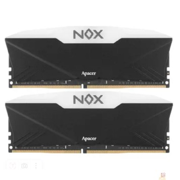 Модуль памяти Apacer 32GB DDR4 3200 DIMM NOX RGB AURA2 w/HS RP-K2 Kit (2x16GB), 1.35V, 1024x8 AH4U32G32C28YNBAA-2-1