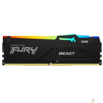 Модуль памяти Kingston 16GB 6000MT/s DDR5 CL30 DIMM FURY Beast RGB EXPO KF560C30BBEA-16-1
