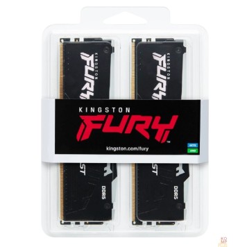 Модуль памяти Kingston 64GB 6000MT/s DDR5 CL36 DIMM (Kit of 2) FURY Beast RGB KF560C36BBE2AK2-64-2