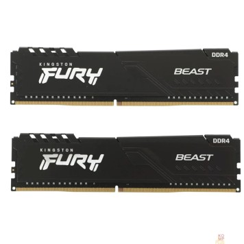 Модуль памяти Kingston DDR4 DIMM 16GB Kit 2x8Gb KF432C16BBK2/16WP PC4-25600, 3200MHz, CL16-1