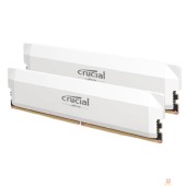 Модуль памяти Crucial Pro Gaming by Micron DDR5-6400 64GB Kit (2x32GB) UDIMM CL40 White 1.35V CP2K32G64C40U5W