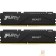 Модуль памяти Kingston 64GB 5600MT/s DDR5 CL40 DIMM (Kit of 2) FURY Beast Black KF556C40BB2K2-64