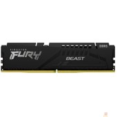 Модуль памяти Kingston 64GB 5600MT/s DDR5 CL36 DIMM (Kit of 2) FURY Beast Black KF556C36BBE2K2-64