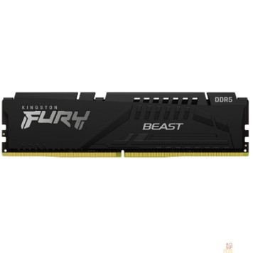 Модуль памяти Kingston 64GB 5600MT/s DDR5 CL36 DIMM (Kit of 2) FURY Beast Black KF556C36BBE2K2-64