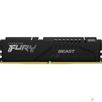 Модуль памяти Kingston DDR5 DIMM 32GB 6000MT/s CL36 FURY Beast Black KF560C36BBE2-32