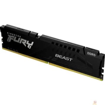 Модуль памяти Kingston DDR5 DIMM 32GB 6000MT/s CL36 FURY Beast Black KF560C36BBE2-32-1