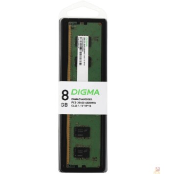 Модуль памяти Digma 8GB DDR5 4800MHz DGMAD5480008S