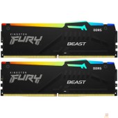 Модуль памяти Оперативная память Kingston Fury Beast RGB Expo 2х32GB DDR5 (KF560C30BBEAK2-64)